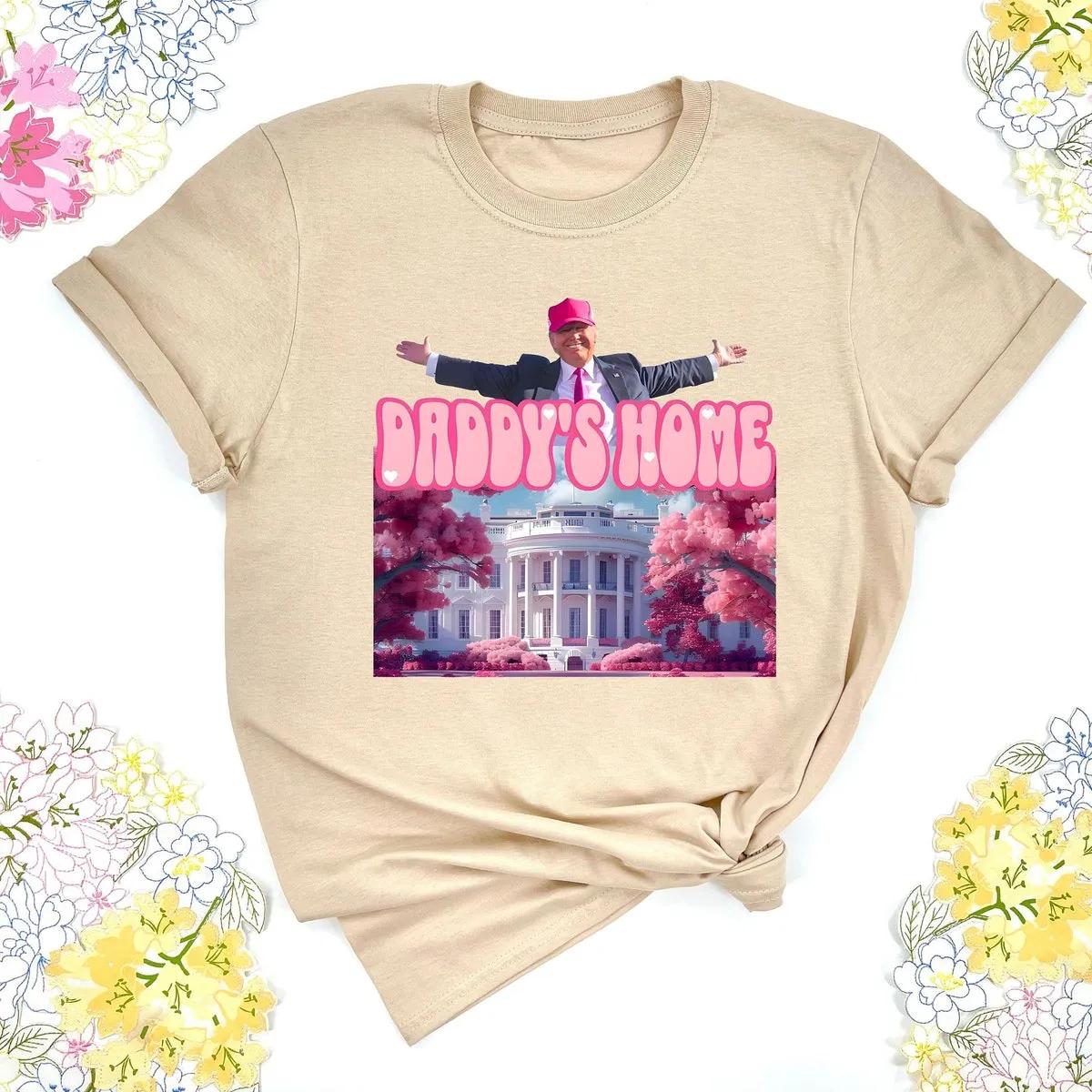 Daddys Home Trump 2024 Republican Shirt 4