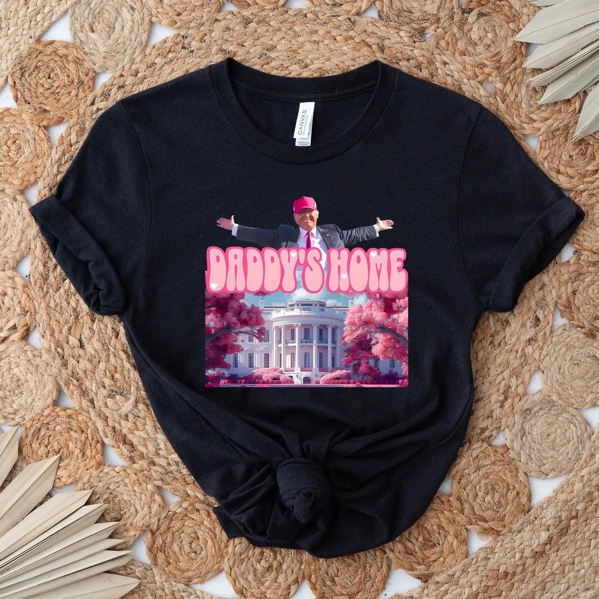 Daddys Home Trump 2024 Republican Shirt 6