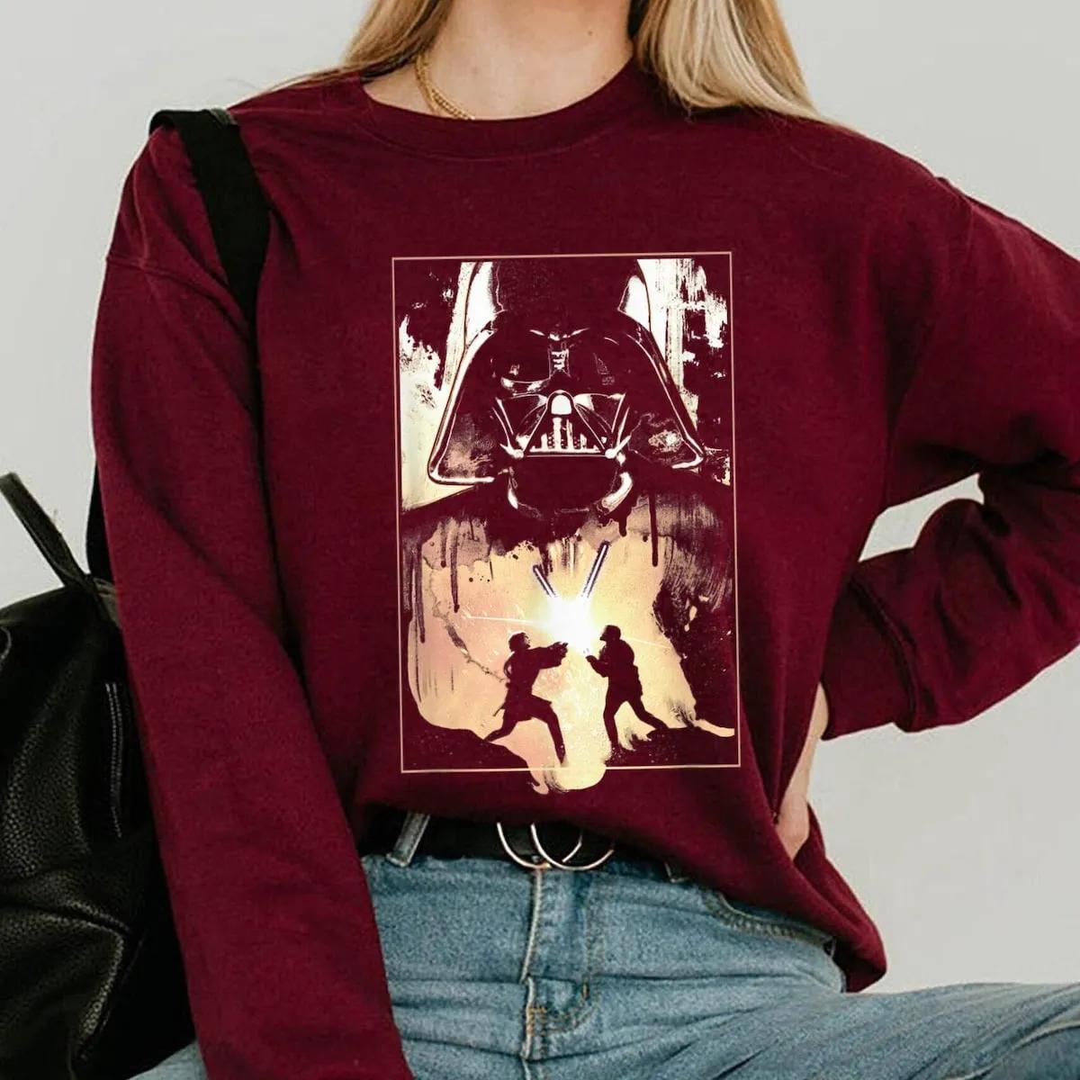 Darth Vader Anakin And Obi Wan Battle Shirt 4