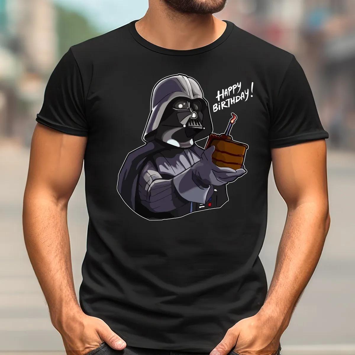 Darth Vader Birthday Shirt Star Wars Happy Birthday Tee 1 1