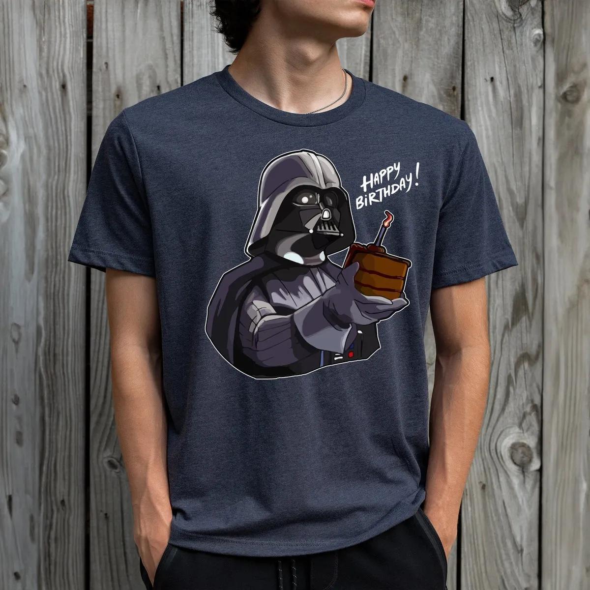 Darth Vader Birthday Shirt Star Wars Happy Birthday Tee 4 1