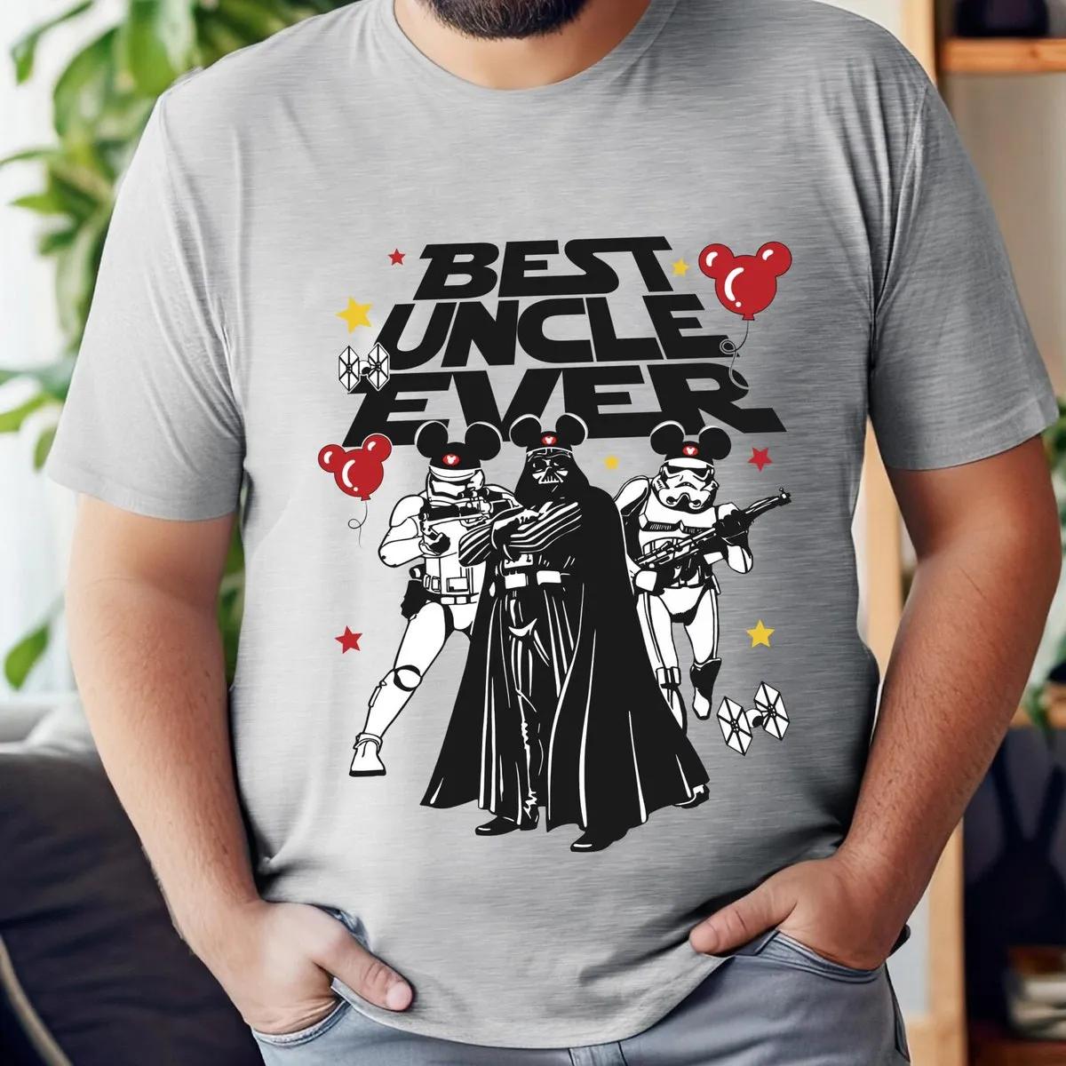 Darth Vader Stormtrooper Best Uncle Ever Shirt 2