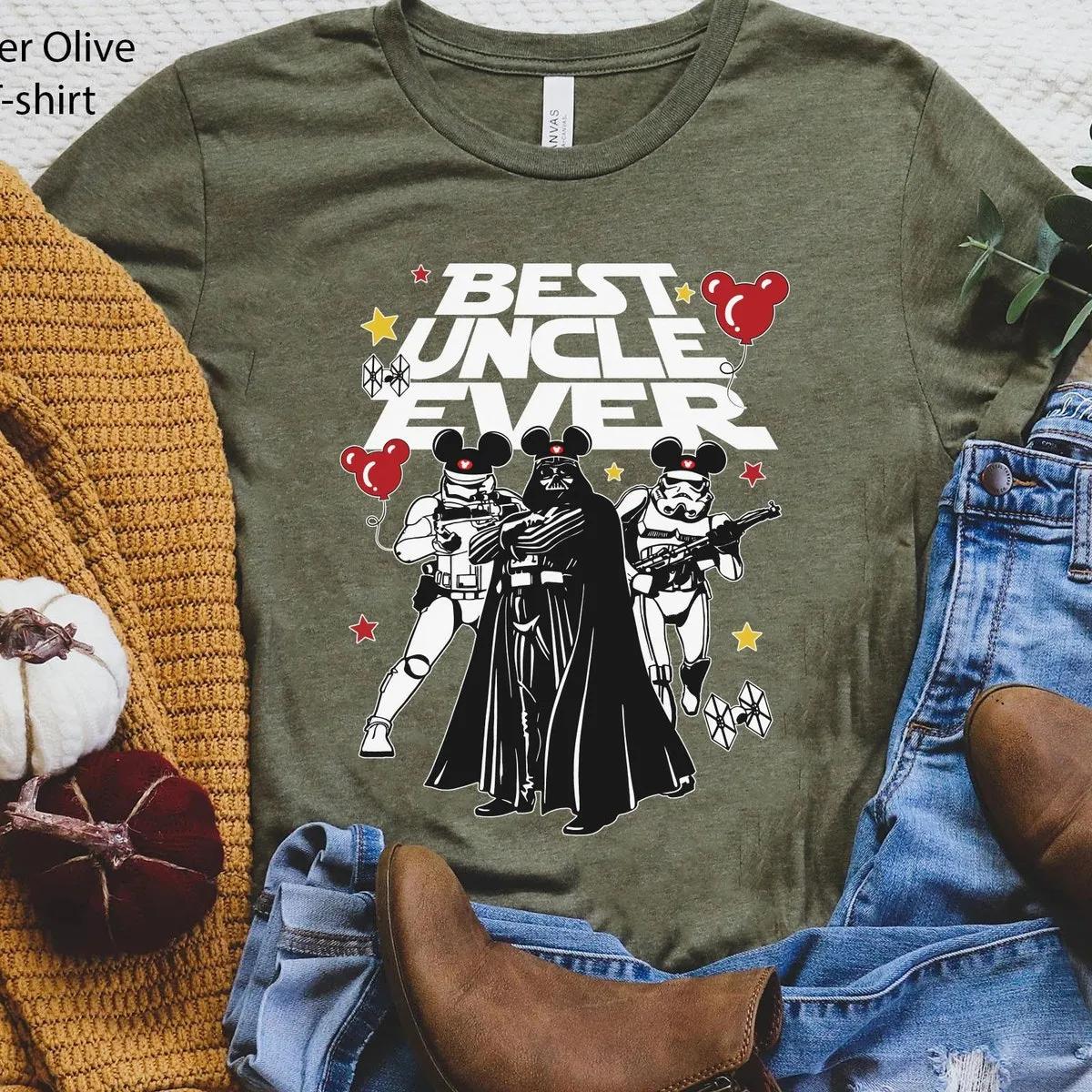 Darth Vader Stormtrooper Best Uncle Ever Shirt 3