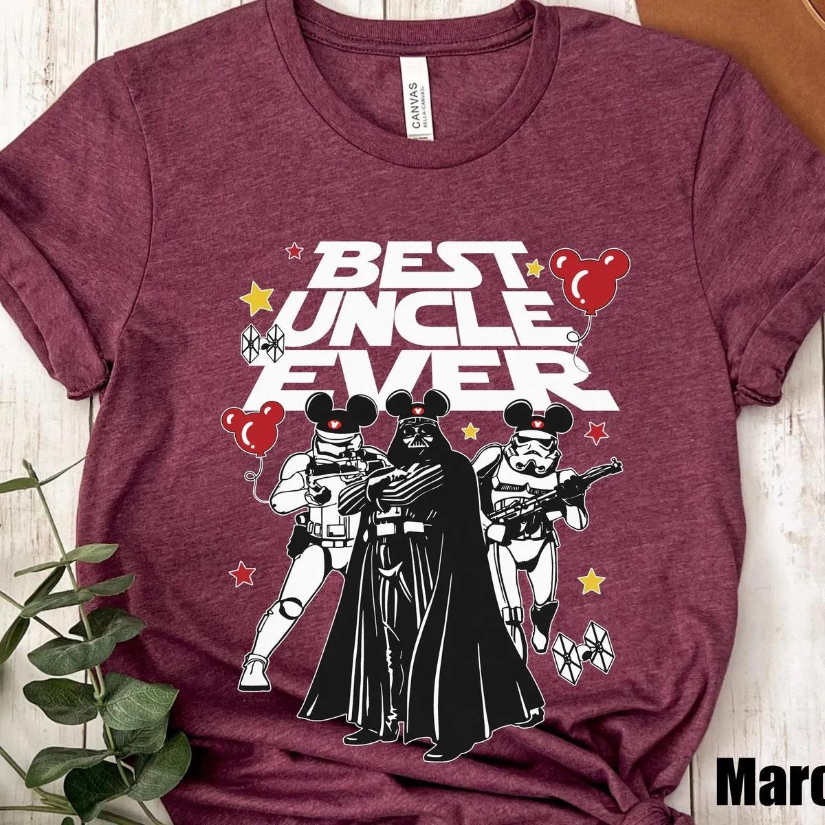 Darth Vader Stormtrooper Best Uncle Ever Shirt 5