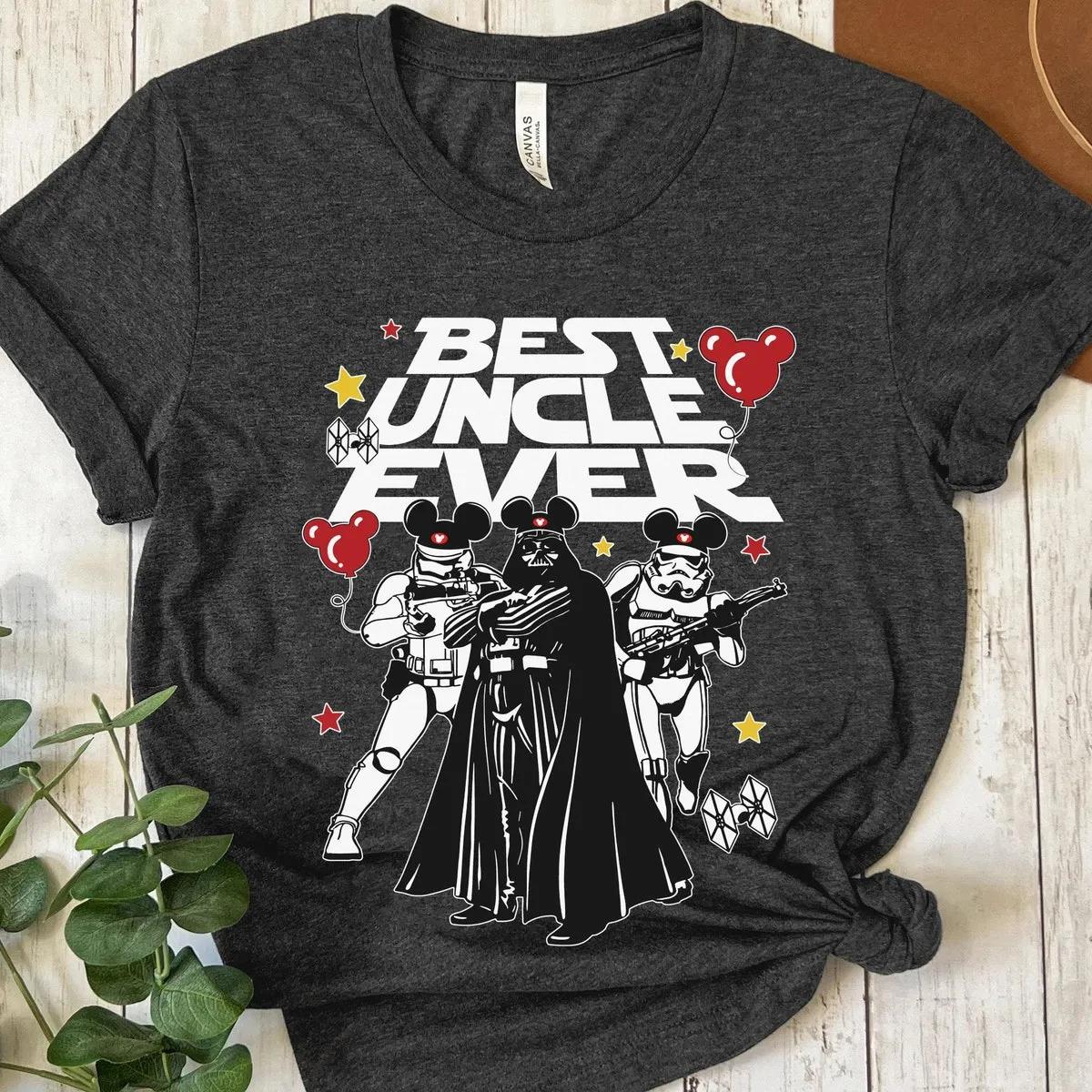 Darth Vader Stormtrooper Best Uncle Ever Shirt 6