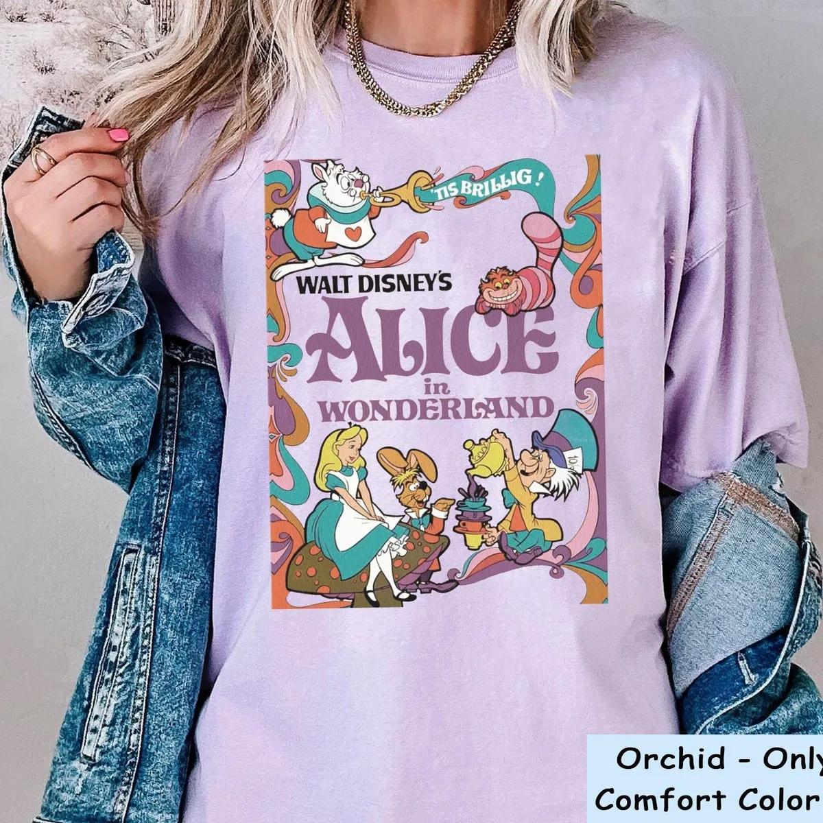 Disney 70s Retro Alice In Wonderland Shirt 5 3