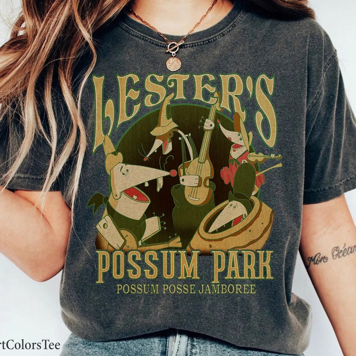 Disney A Goofy Movie Lesters Possum Park Shirt 2 3