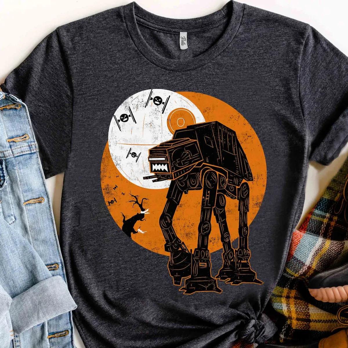 Disney AT AT Walker Death Star Halloween Shirt 3