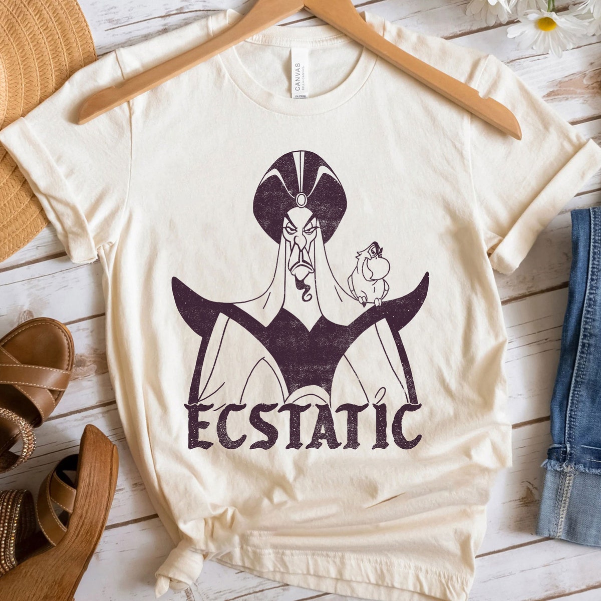 Disney Aladdin Jafar Lago Ecstatic Look Graphic Shirt 6