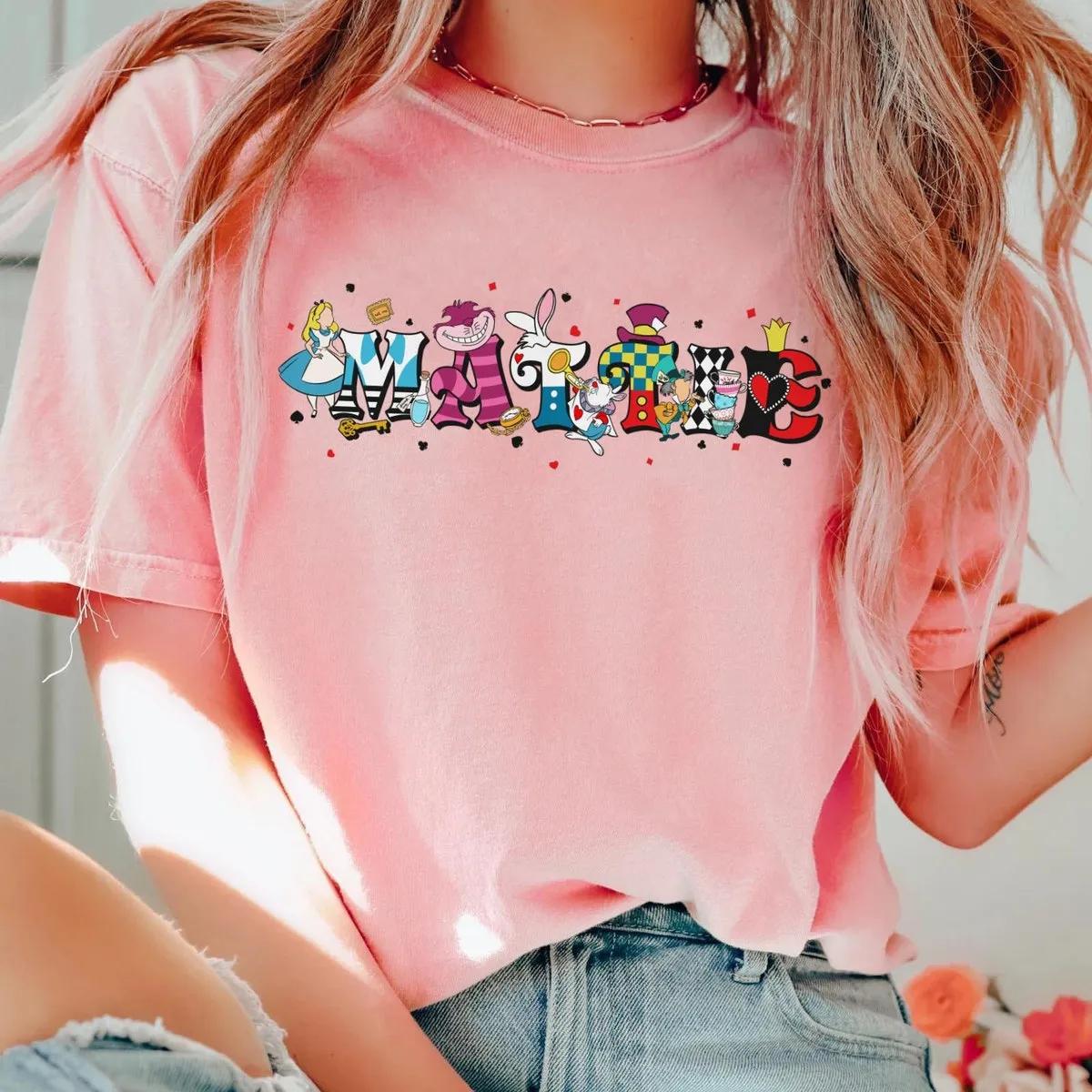 Disney Alice in Wonderland Custom Name Shirt 3 1