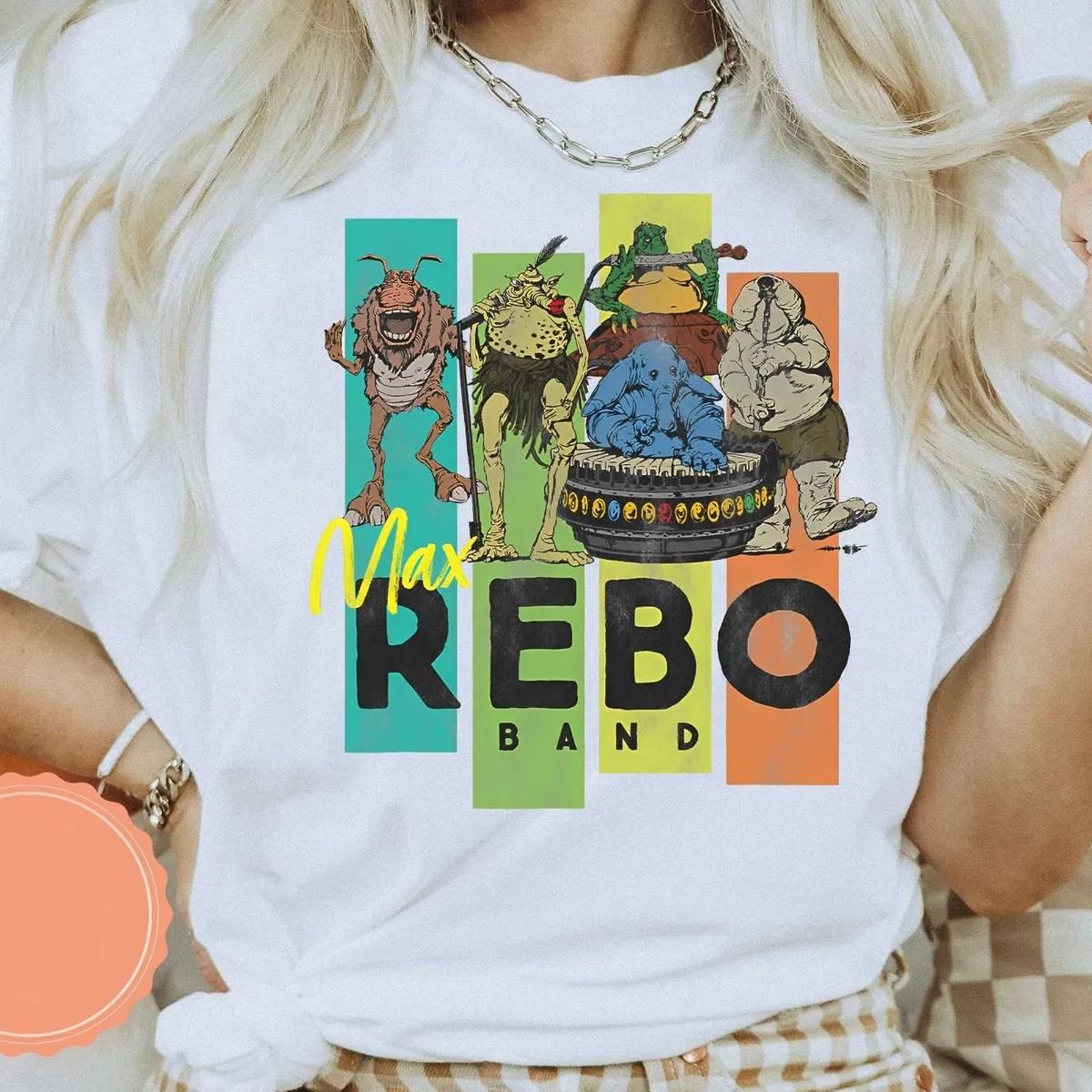 Disney Aliens Max Rebo Band Concert Star Wars Shirt 3