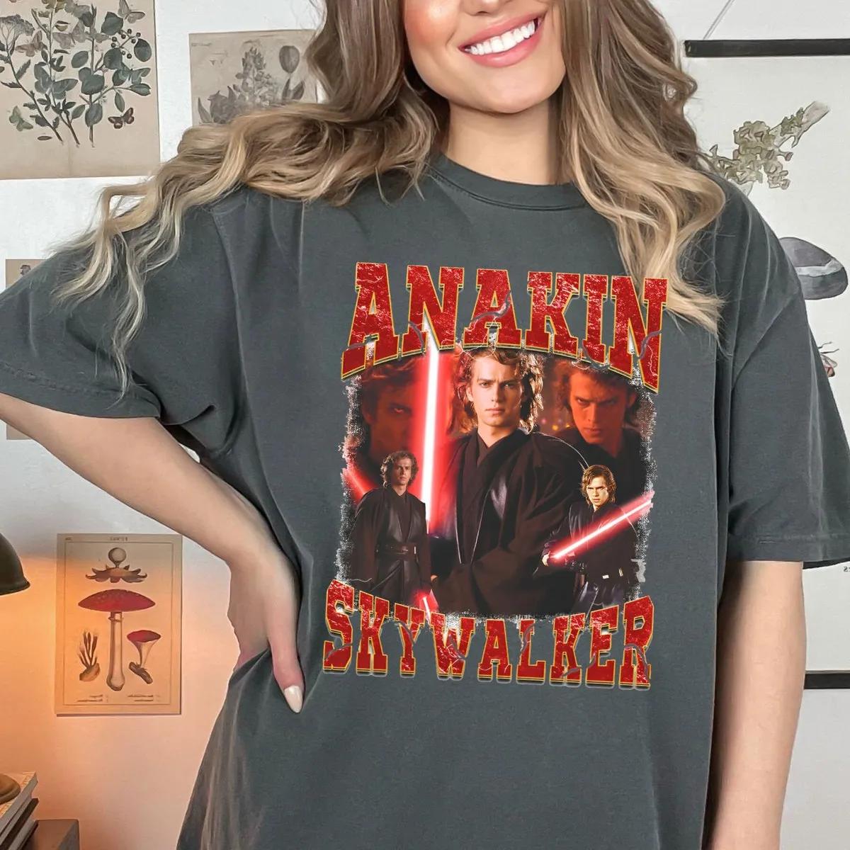 Disney Anakin Skywalker Graphic Portrait Star Wars Shirt 2