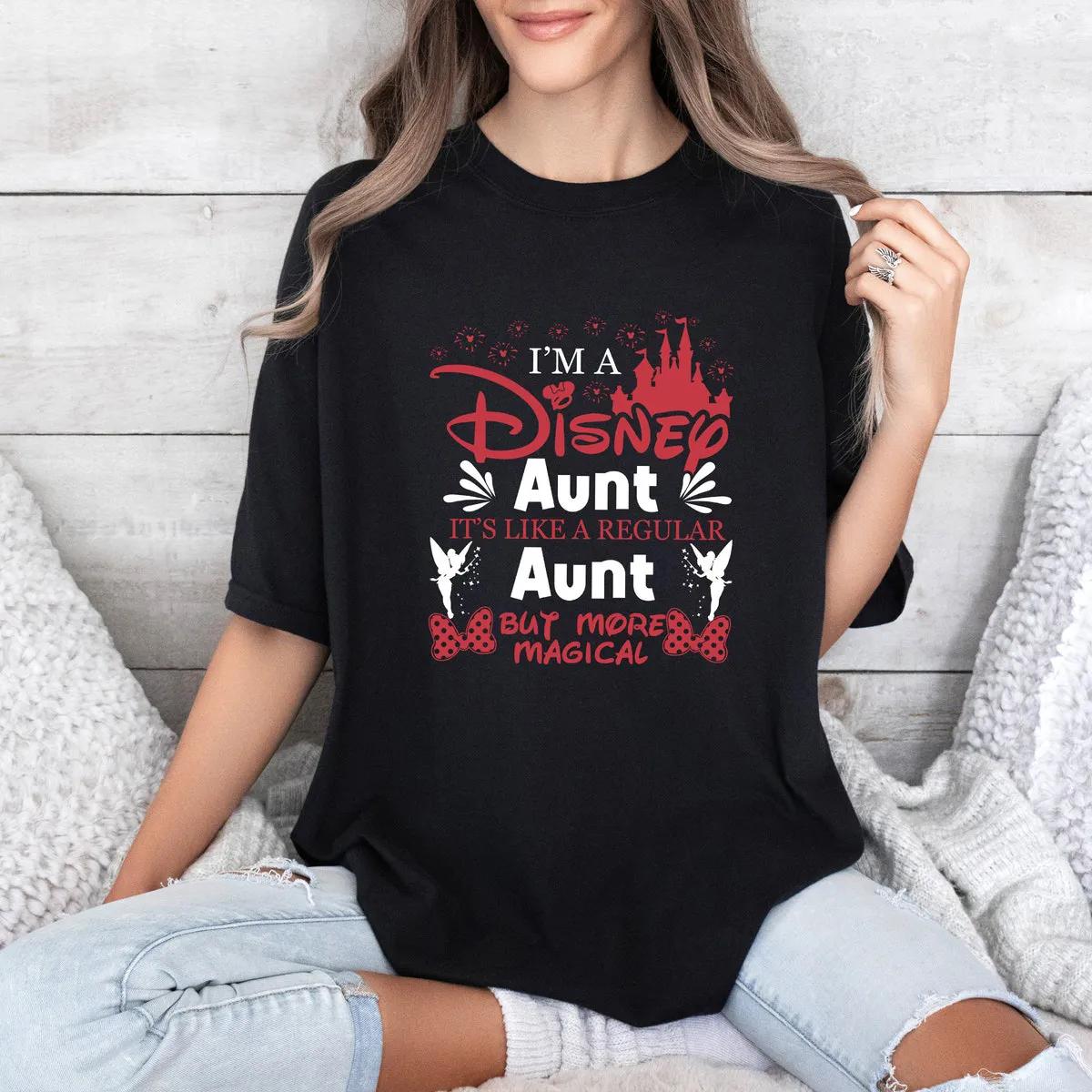 Disney Aunt Shirt Disneyland Family Trip Tee 1 3