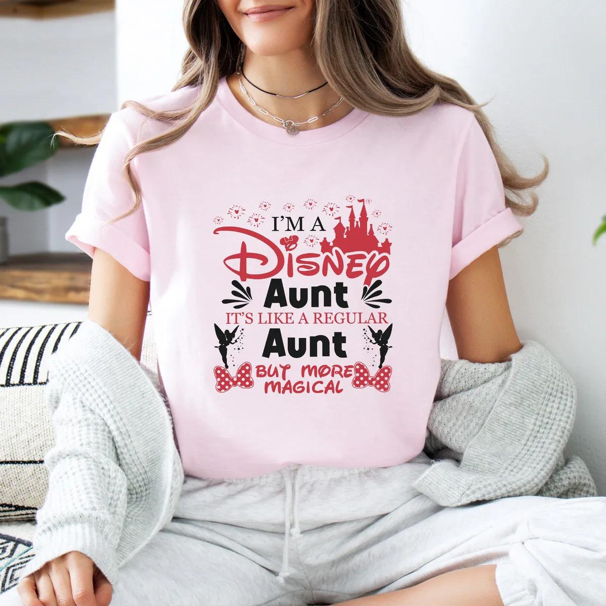 Disney Aunt Shirt Disneyland Family Trip Tee 4 3