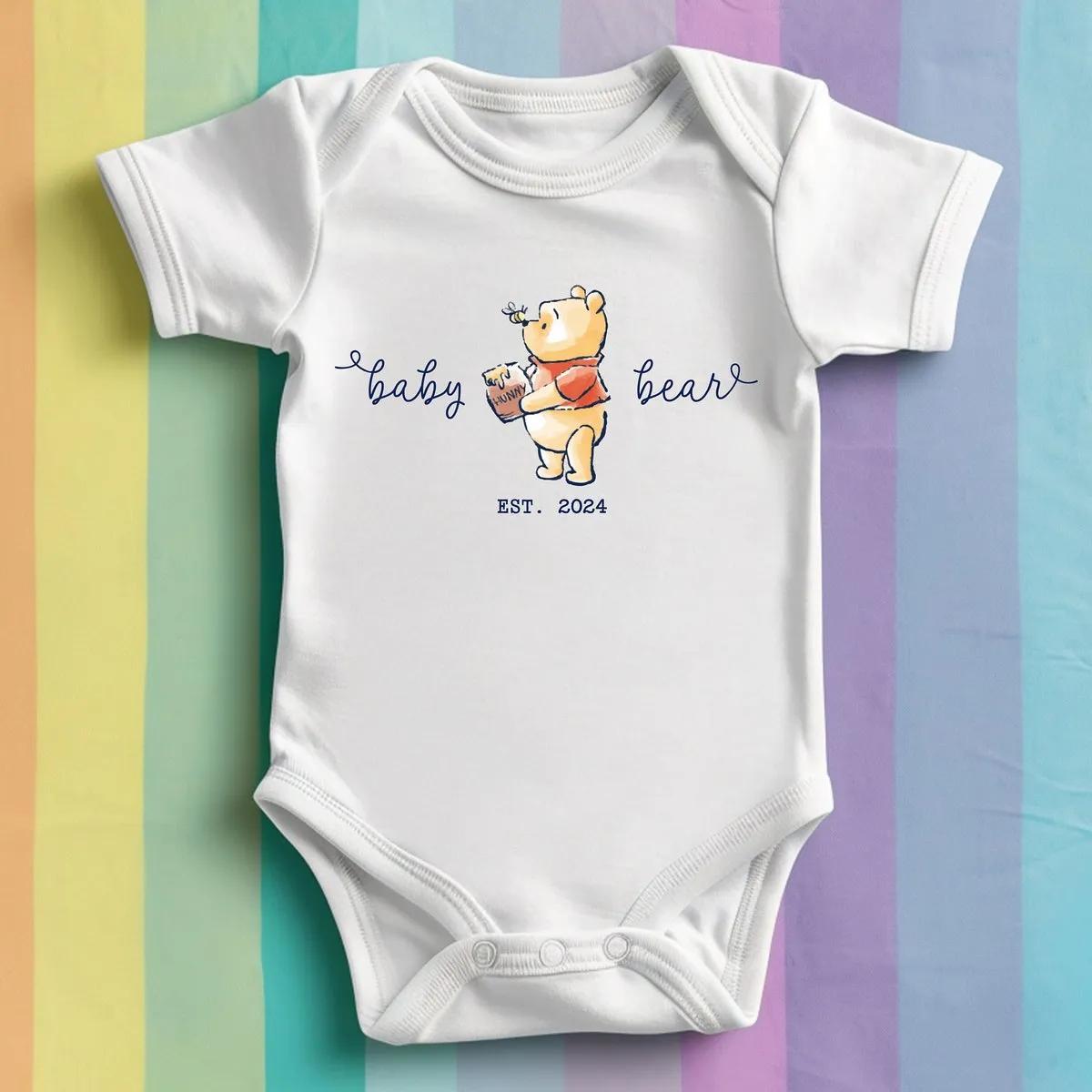 Disney Baby Bear Est 2024 Shirt Pregnancy Announcement Tee 3 3