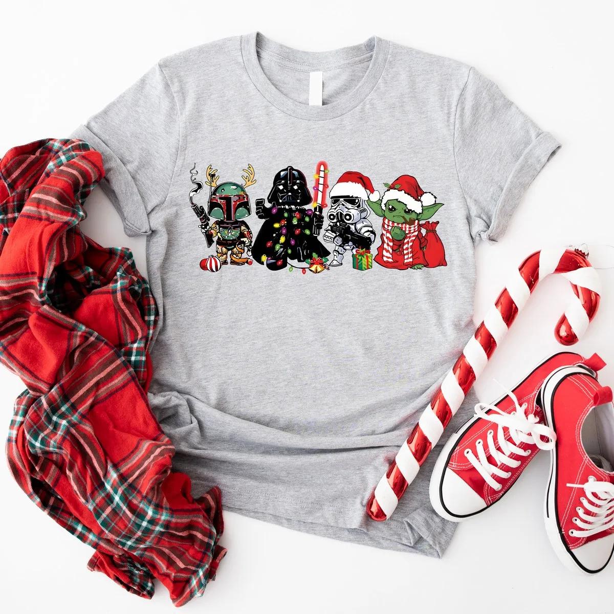 Disney Baby Yoda Xmas Shirt 4 1