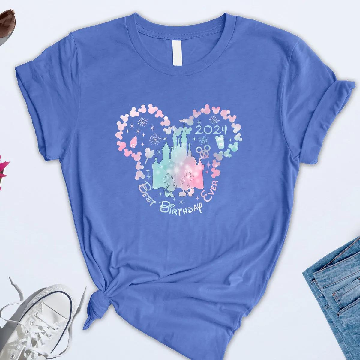 Disney Best Birthday Ever Shirt Disney Mickey Minnie Birthday Tee 6 3