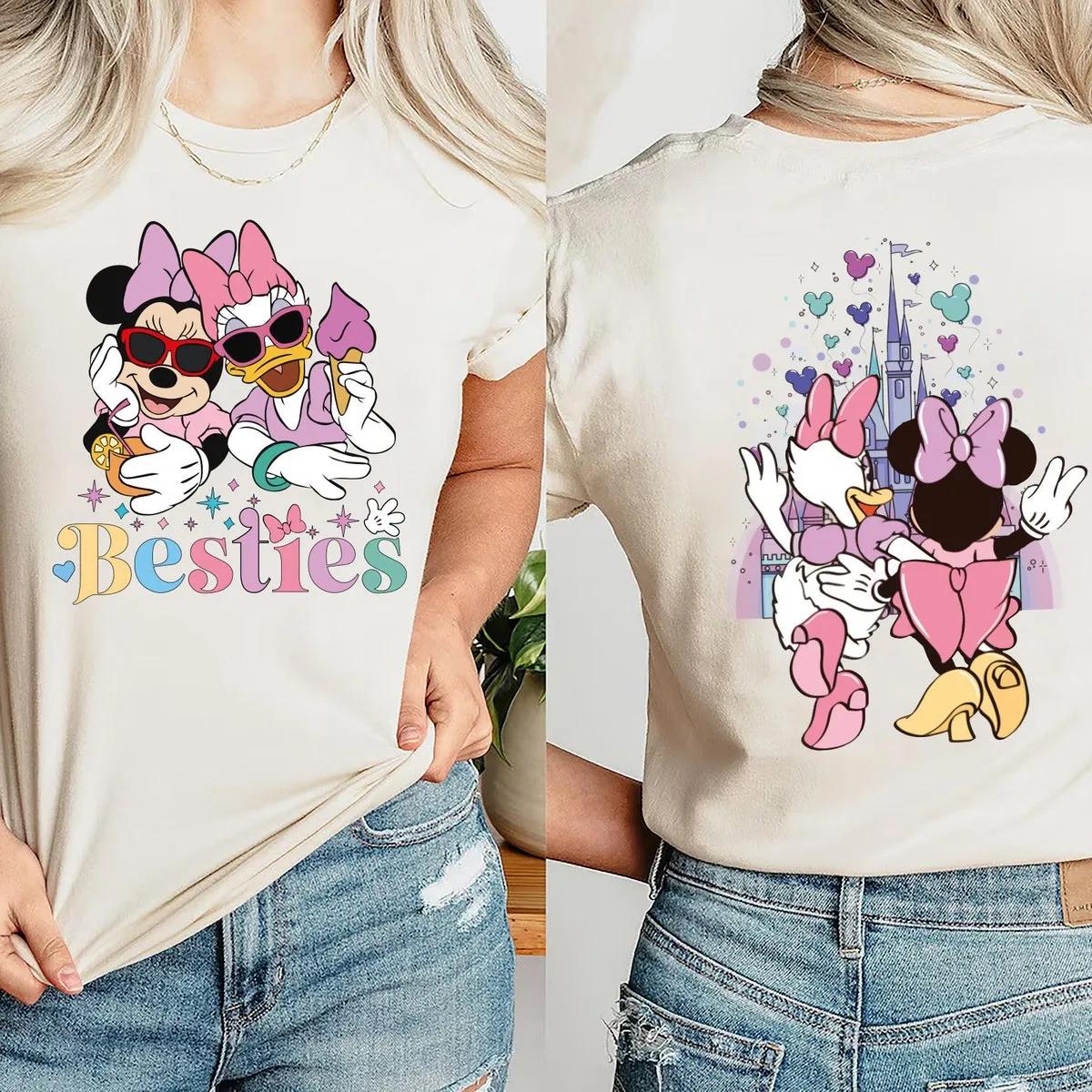 Disney Best Friends Shirt Minnie Mouse And Daisy Duck Besties Tee 2 3