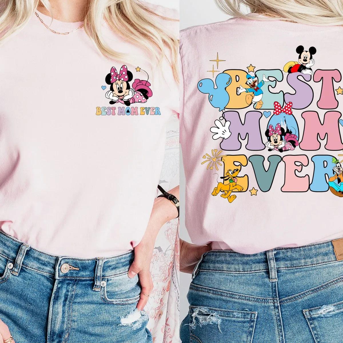 Disney Best Mom Ever Shirt Minnie Mouse Mom Tee 2 3