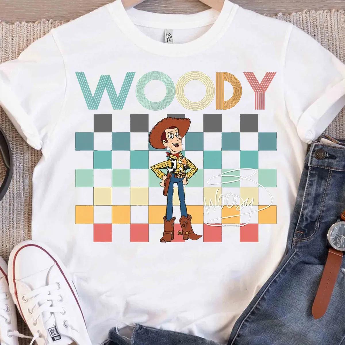 Disney Buzz Woody Jessie Slinky Aliens Rex Shirt Toy Story Characters Tee 6