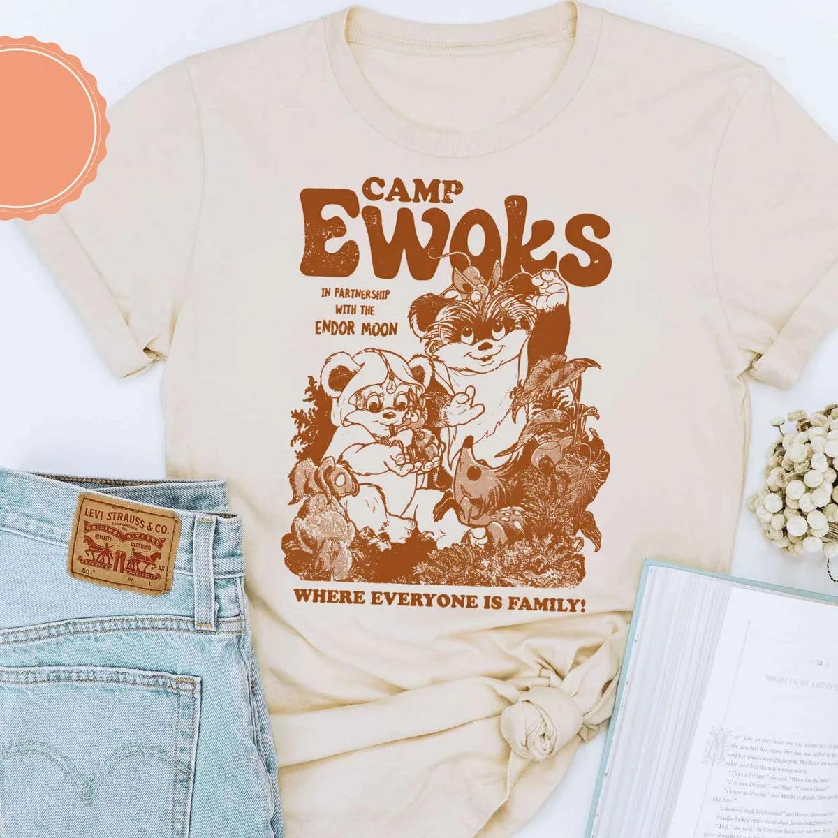 Disney Camp Ewok Where Everyone Is Family Star Wars Shirt 3