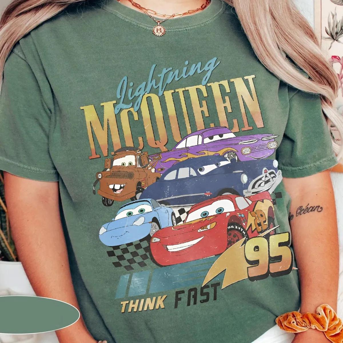 Disney Car Piston Cup Shirt Disney Lightning Mcqueen 95 Tee 1