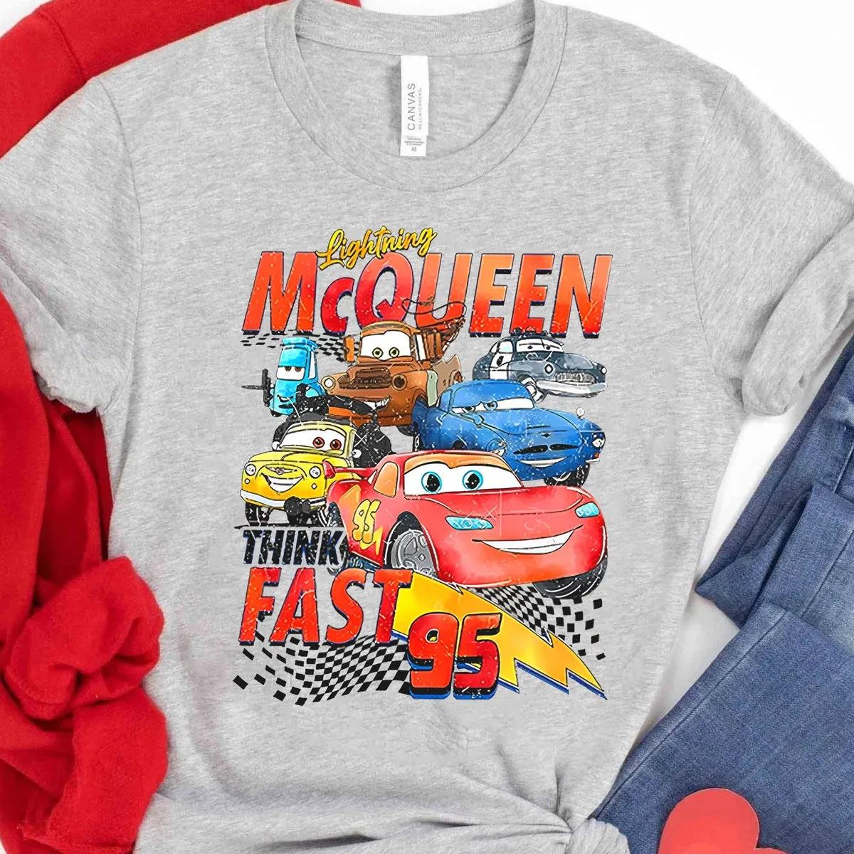 Disney Cars Light Mcqueen 95 Shirt 2