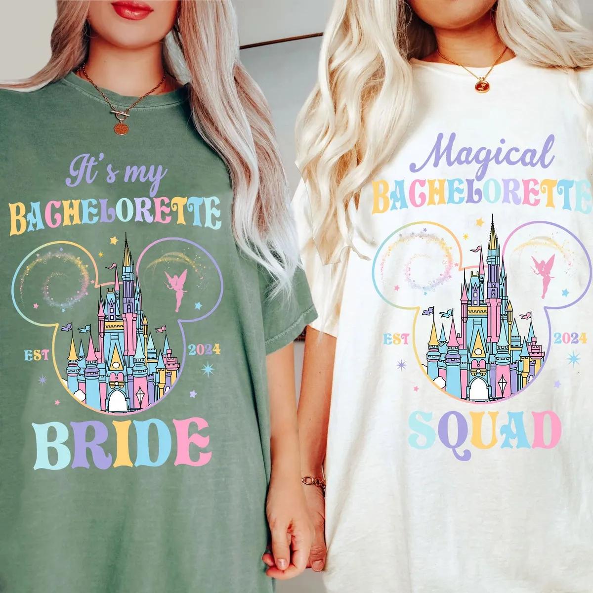 Disney Castle Bachelorette Bride Team Matching Shirt 1