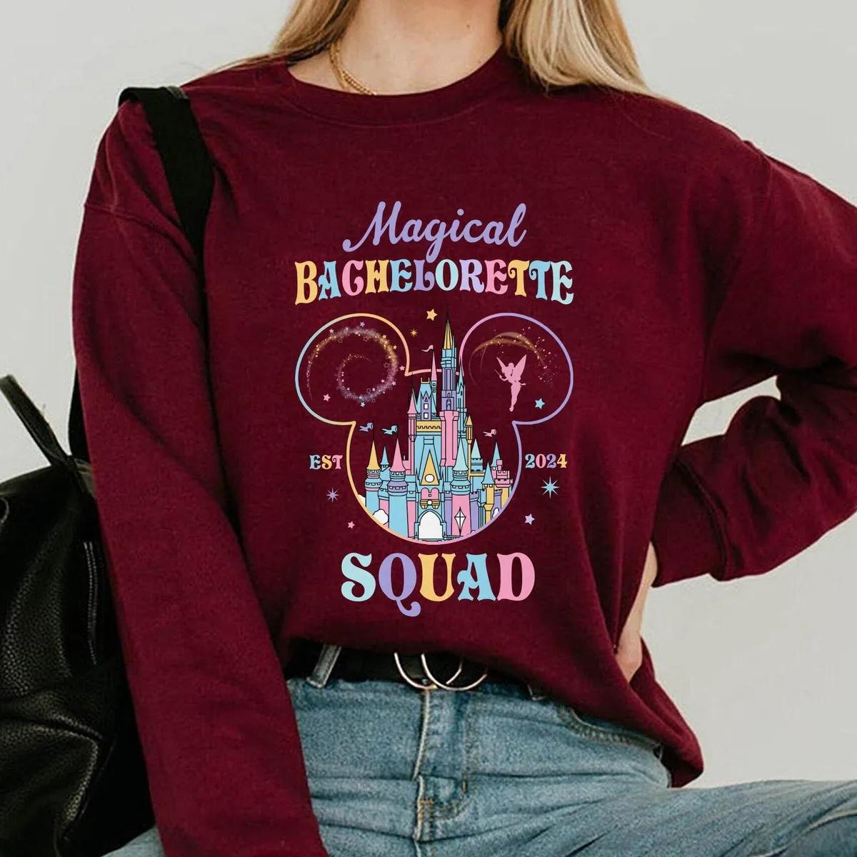 Disney Castle Bachelorette Bride Team Matching Shirt 3