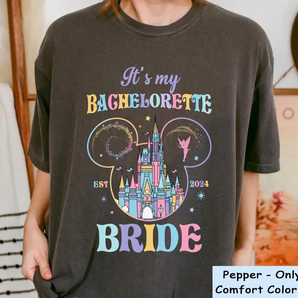 Disney Castle Bachelorette Bride Team Matching Shirt 4