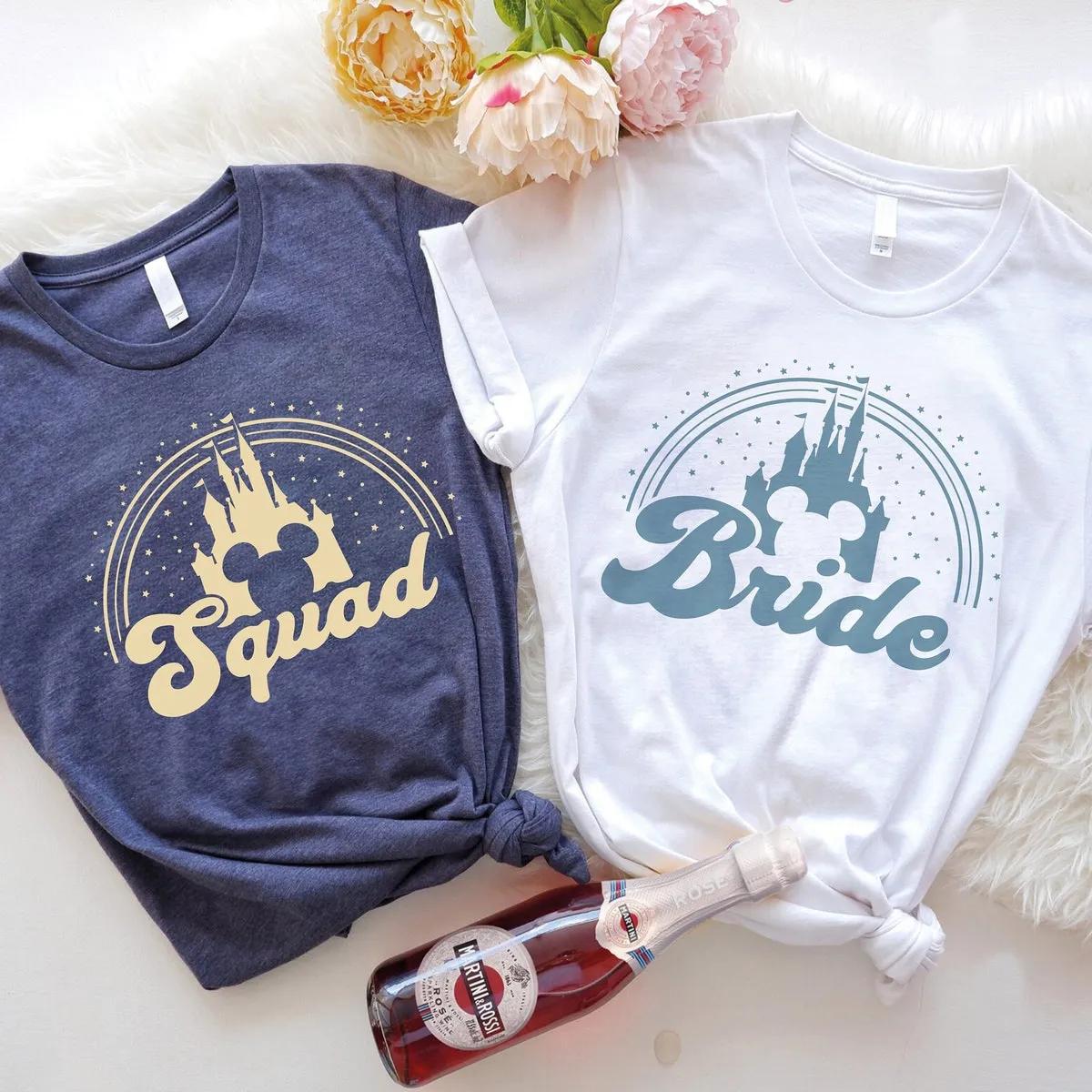 Disney Castle Shirt Disney Bride Party Tee 2 3