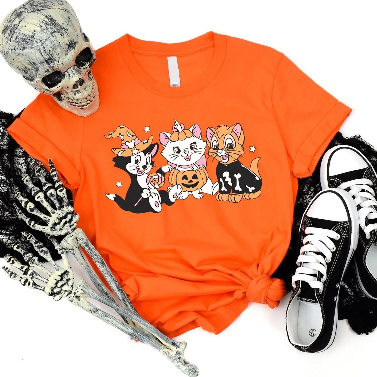 Disney Cat Marie Halloween Shirt 4