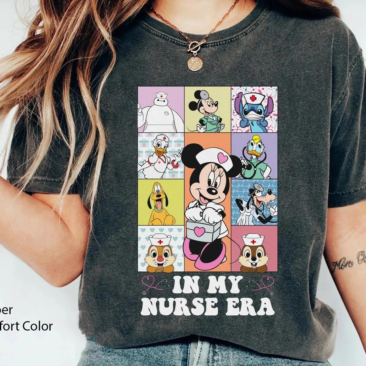 Disney Characters In My Nurse Era Shirt 2