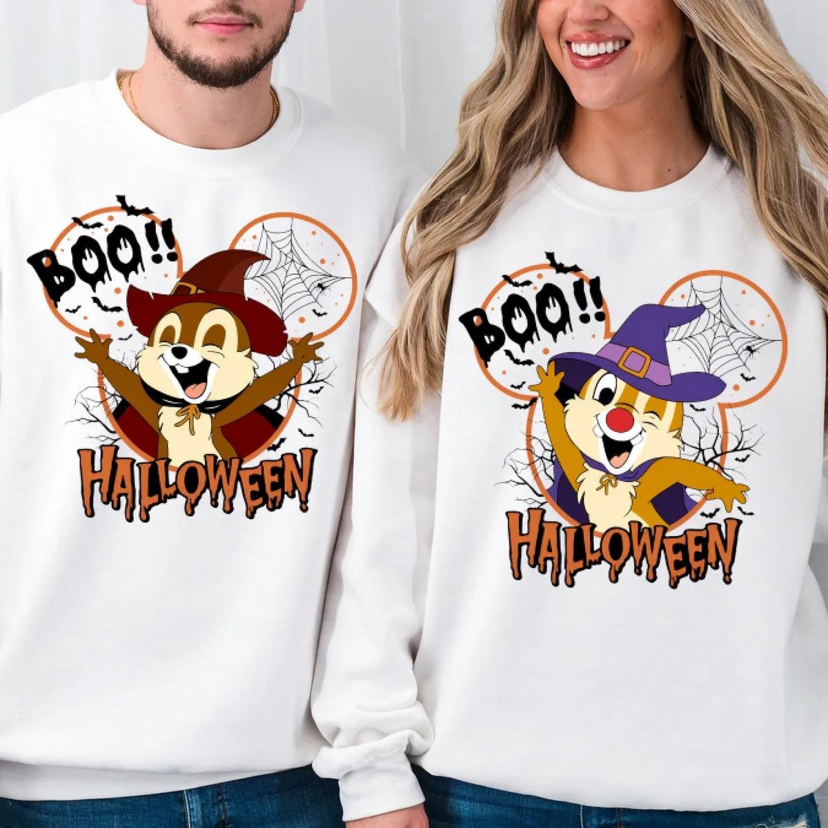 Disney Chip and Dale Boo Witch Halloween Shirt 2