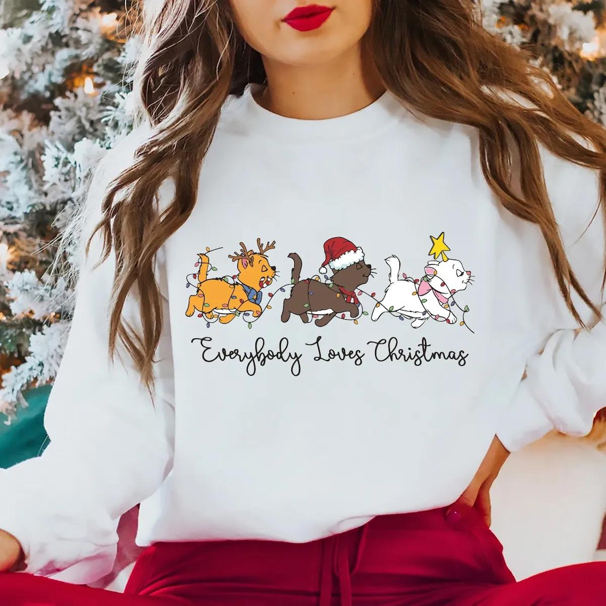 Disney Christmas Cats Shirt 1 1