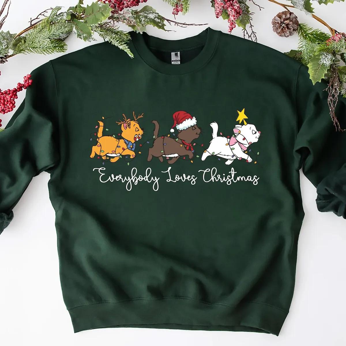 Disney Christmas Cats Shirt 5 1