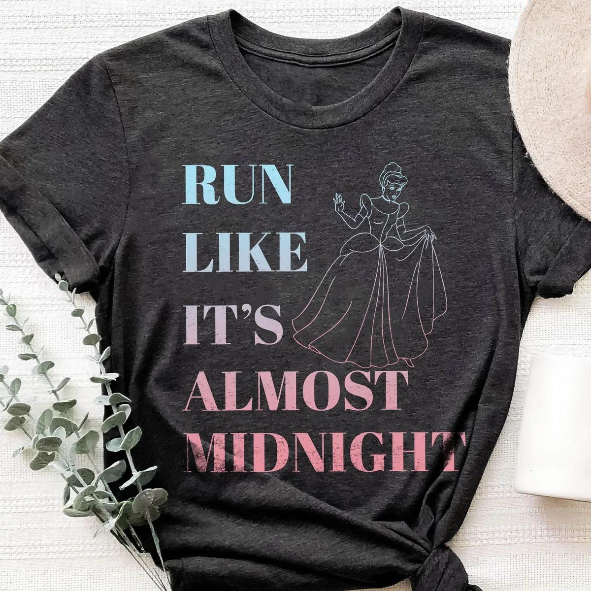 Disney Cinderella Run Like Midnight Ombre Shirt 3 1