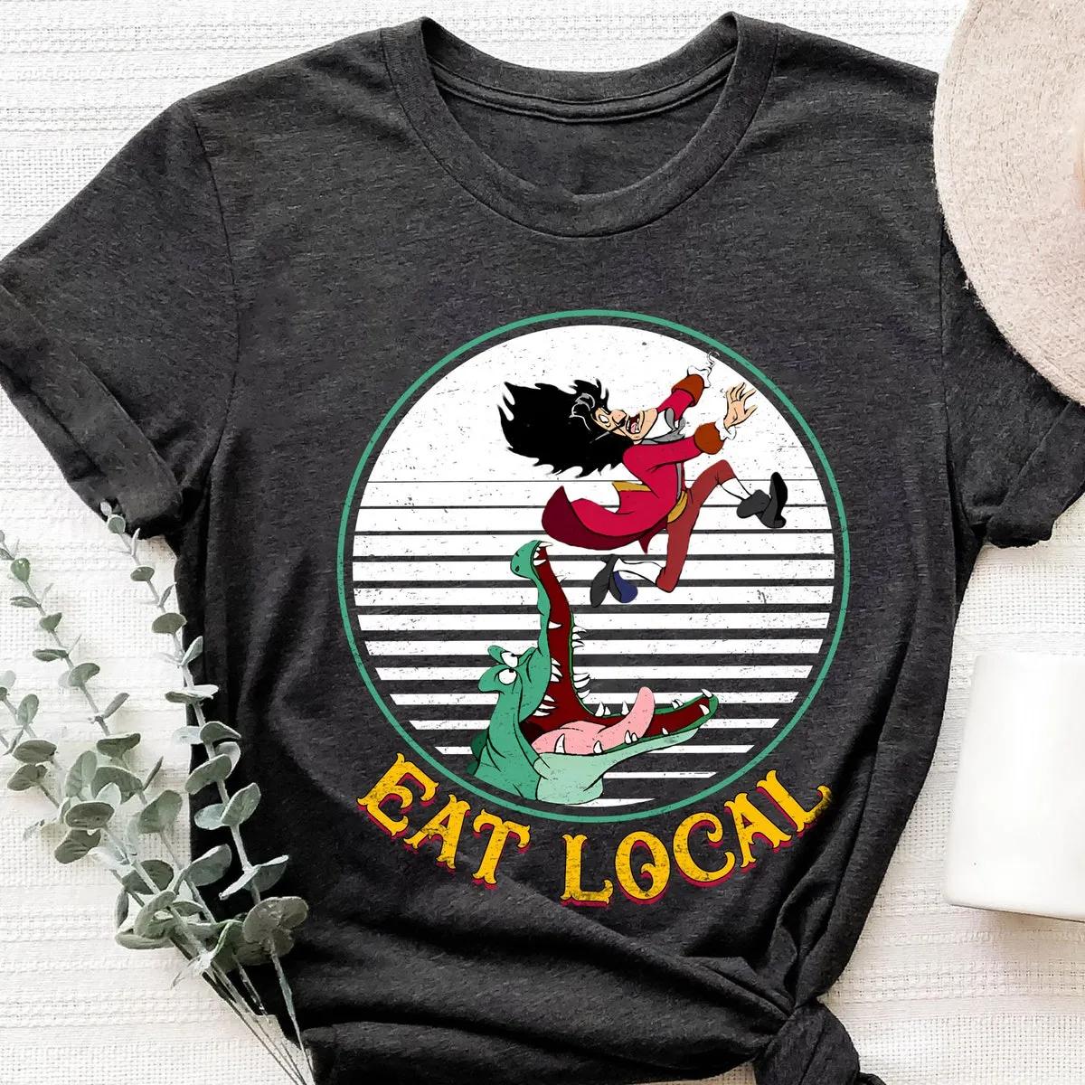 Disney Eat Local The Crocodile Captain Hook Shirt 2 3