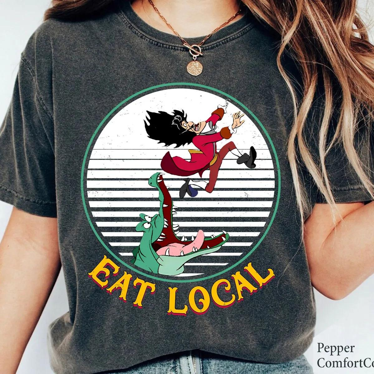 Disney Eat Local The Crocodile Captain Hook Shirt 3 3