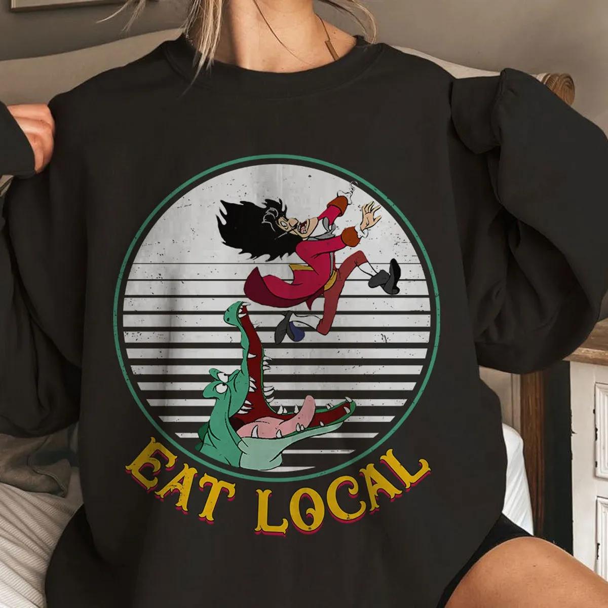 Disney Eat Local The Crocodile Captain Hook Shirt 4 3