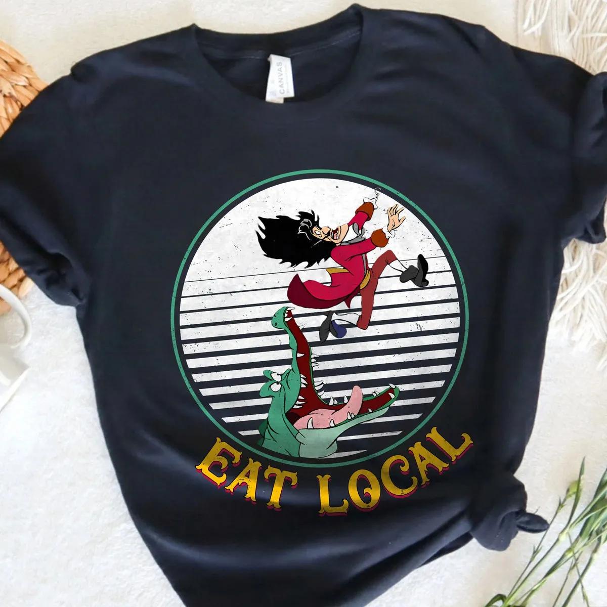 Disney Eat Local The Crocodile Captain Hook Shirt 5 3