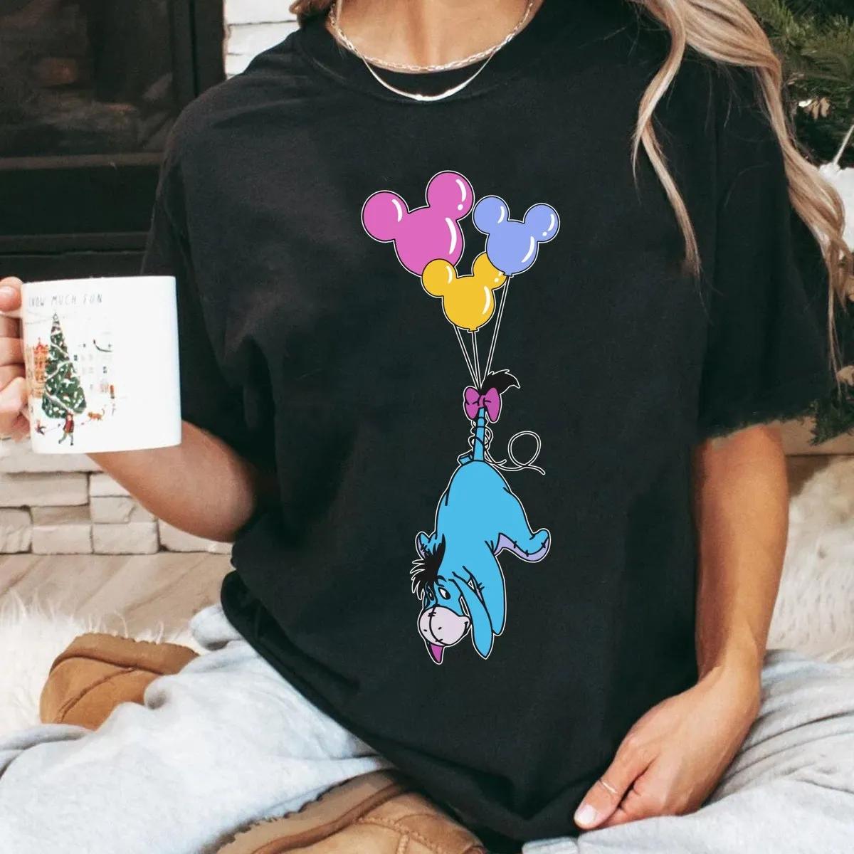 Disney Eeyore with Mickey Balloons Shirt 1 3