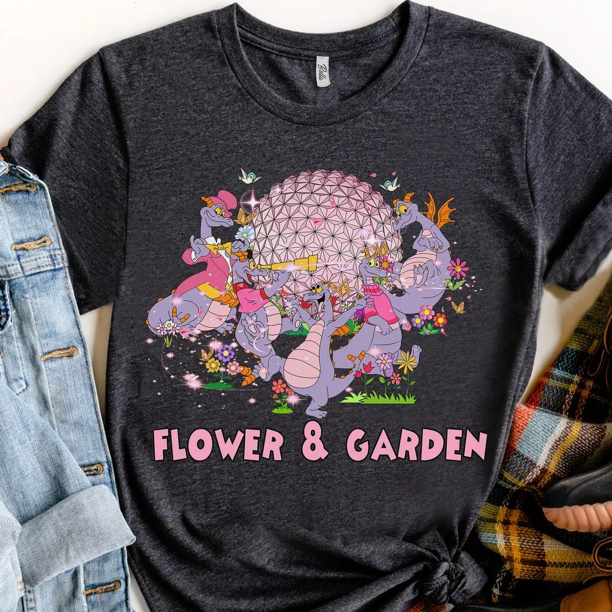 Disney Epcot Flower and Garden Figment Let the Magic Blossom Shirt 1