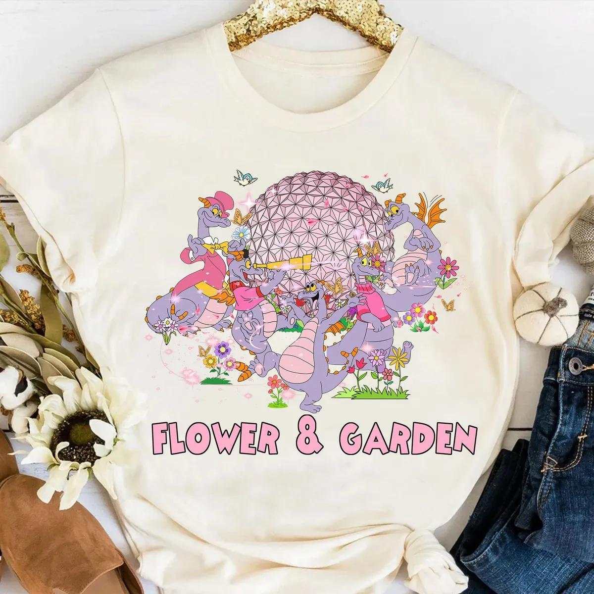 Disney Epcot Flower and Garden Figment Let the Magic Blossom Shirt 2