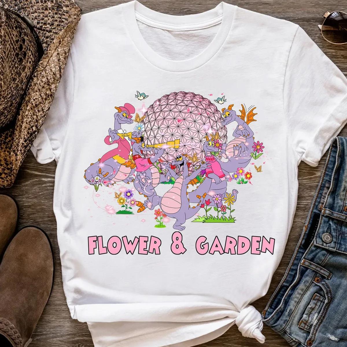 Disney Epcot Flower and Garden Figment Let the Magic Blossom Shirt 3