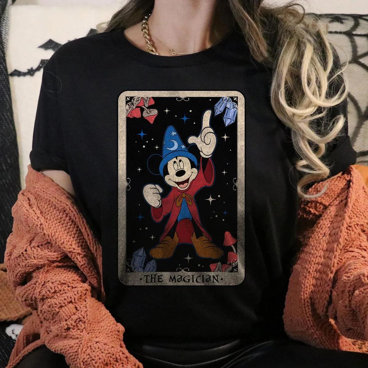 Disney Epic Mickey The Magician Fantasia The Sorcerers Apprentice Tarot Card Shirt 3 3