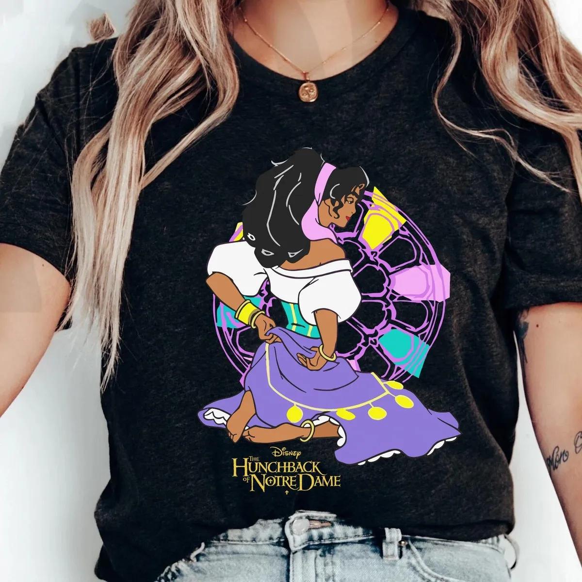 Disney Esmeralda Magazine Shirt The Hunchback Of Notre Dame Tee 1 3