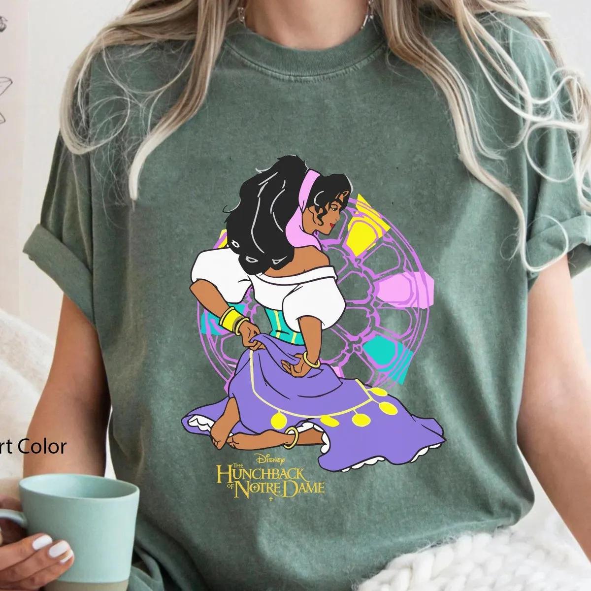 Disney Esmeralda Magazine Shirt The Hunchback Of Notre Dame Tee 5 3