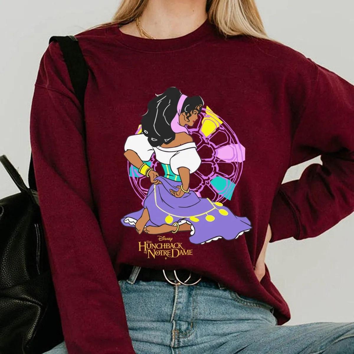 Disney Esmeralda Magazine Shirt The Hunchback Of Notre Dame Tee 6 3