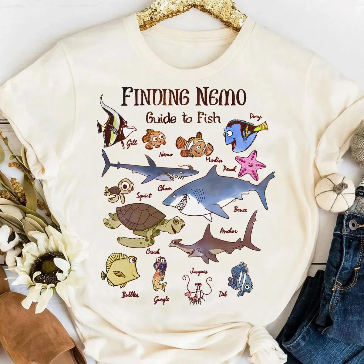 Disney Finding Nemo Characters Group Shirt 3